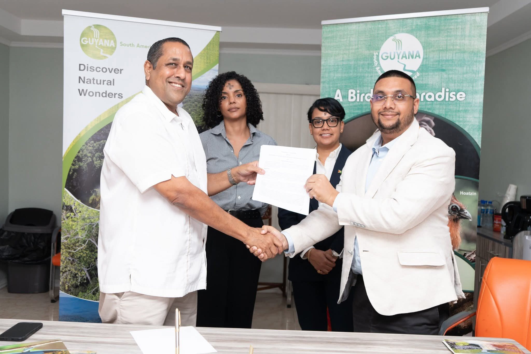 Iwokrama and GTA sign MOU to promote Tourism Development in Region 9