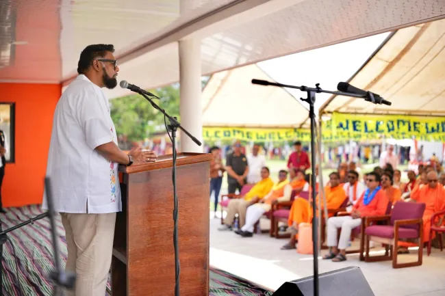 “Maha Shivratri: Reflect, act, unite” — President Ali tells Guyanese
