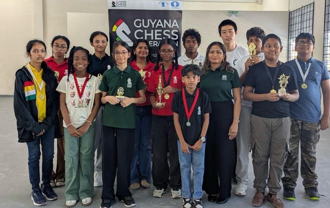Pitamber, Sam dominate Kitty Square Mall U-16 Chess Championships