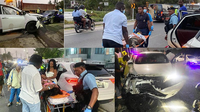Four injured in early morning crash at Buxton