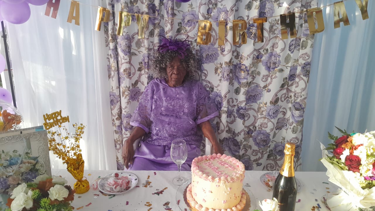 Charlestown’s newest centenarian marks 100th birthday with mini bash