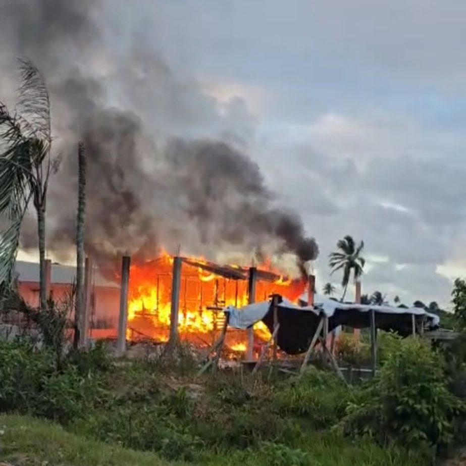 Fire flattens Essequibo woman’s home