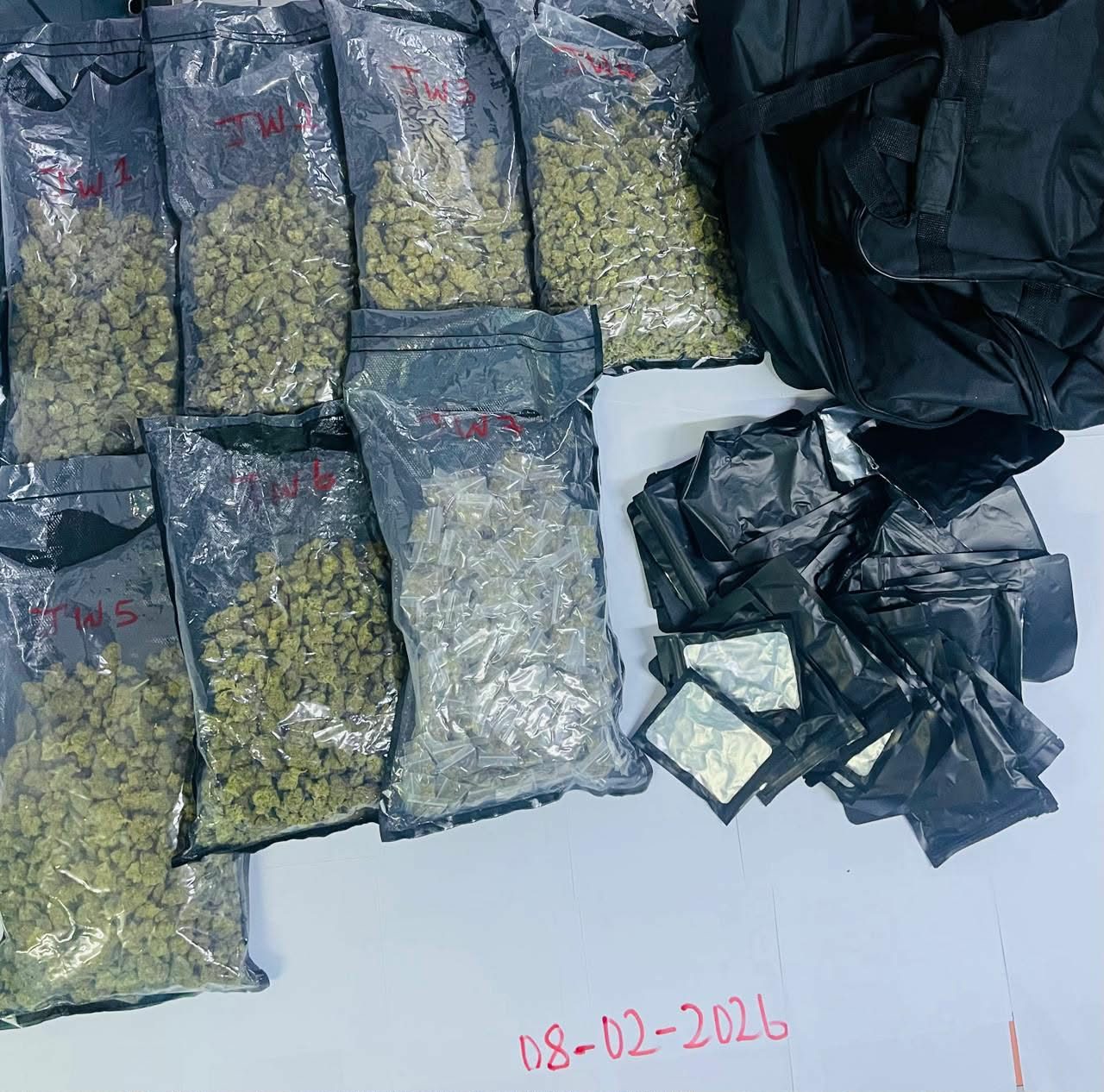 Police seize 5.7 pounds of ganja at Hadfield St. apartment