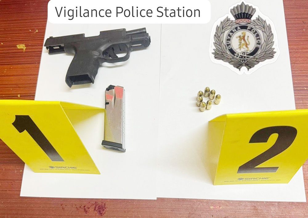Unlicensed 9mm seized after pre-dawn gunfire in Buxton