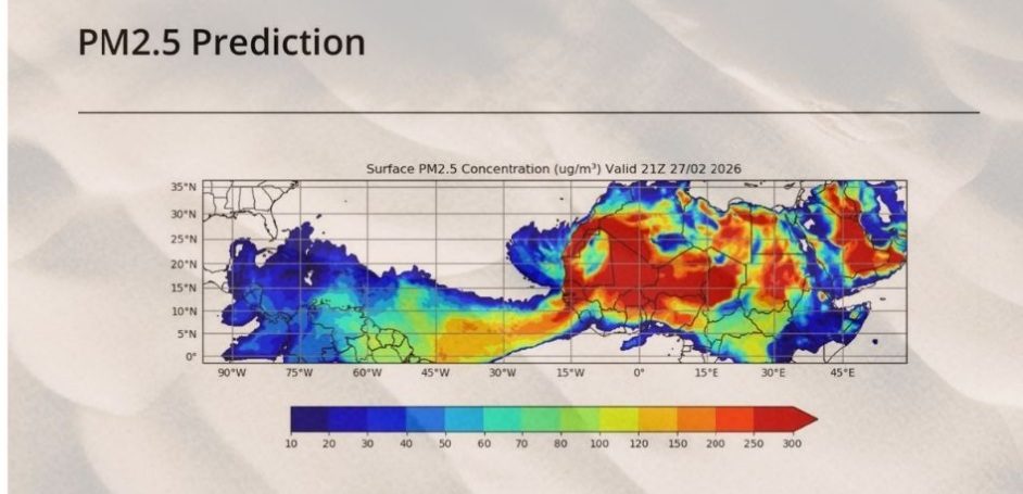 EPA says Saharan dust will continue until Sunday