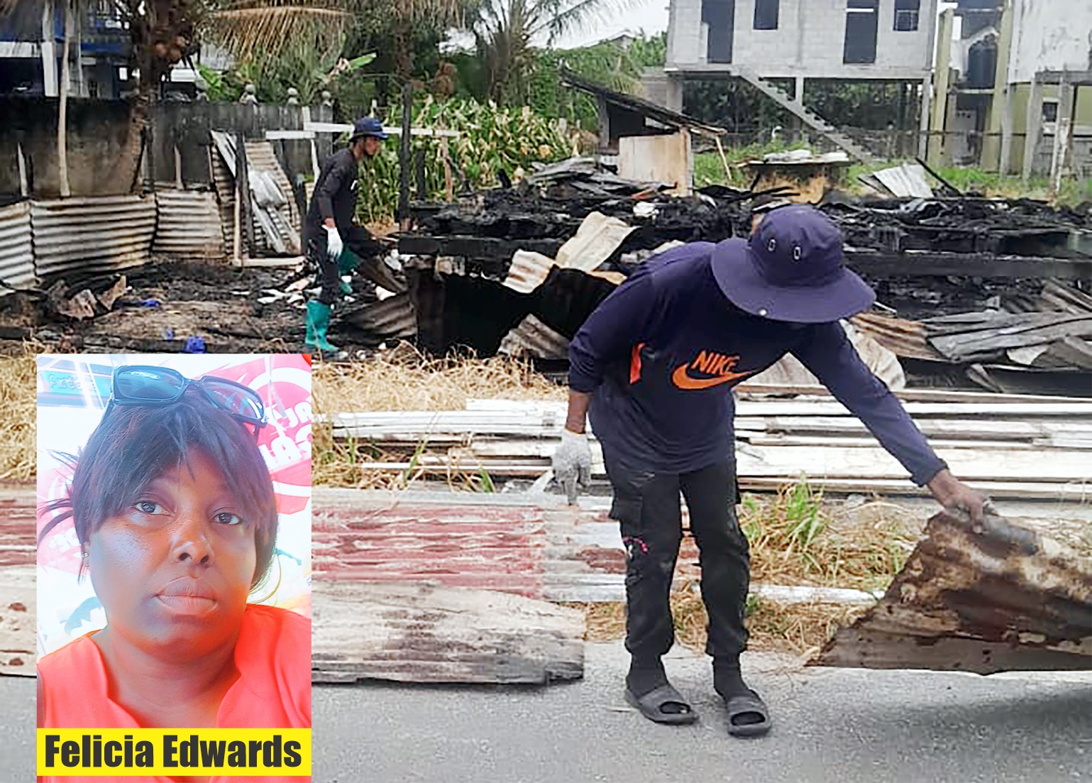 Mother of two seeks help after child-father sets home ablaze