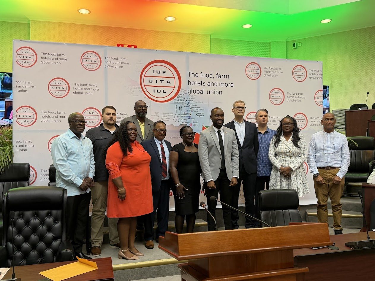 Caribbean labour leaders rally in Guyana