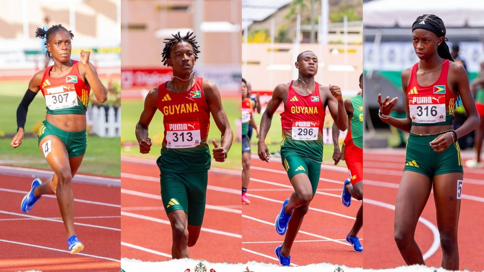 Springer, Hinckson and Austin back to lead Team Guyana at CARIFTA Games