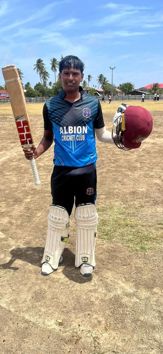 Albion Community Centre trash Rose Hall Town B by 358 runs in Berbice U19 cricket competition