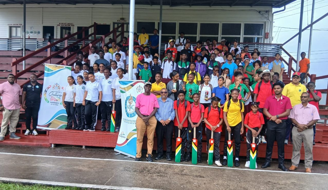 Rain dampens Cheddi and Janet Jagan Memorial Inter School Windball Cricket competition in New Amsterdam/Canje zone