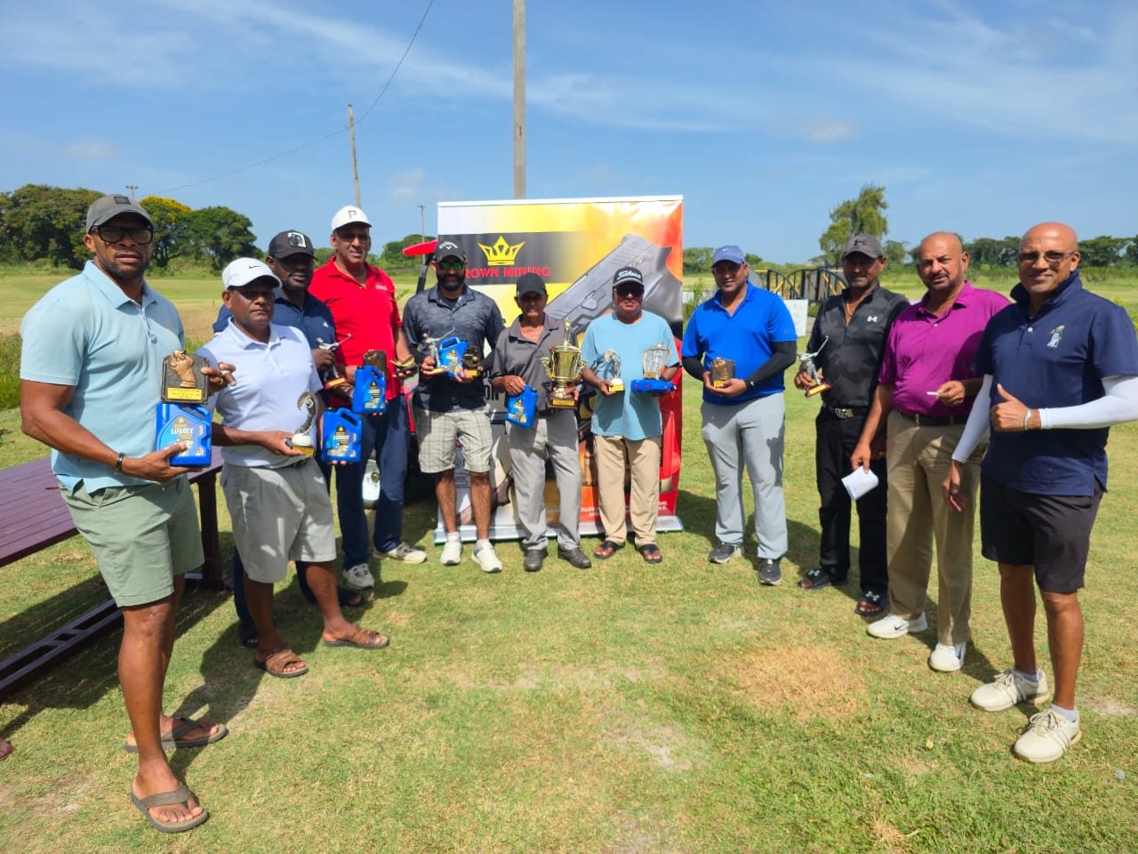 Deo claims top honours at CROWN MINING Golf Tournament