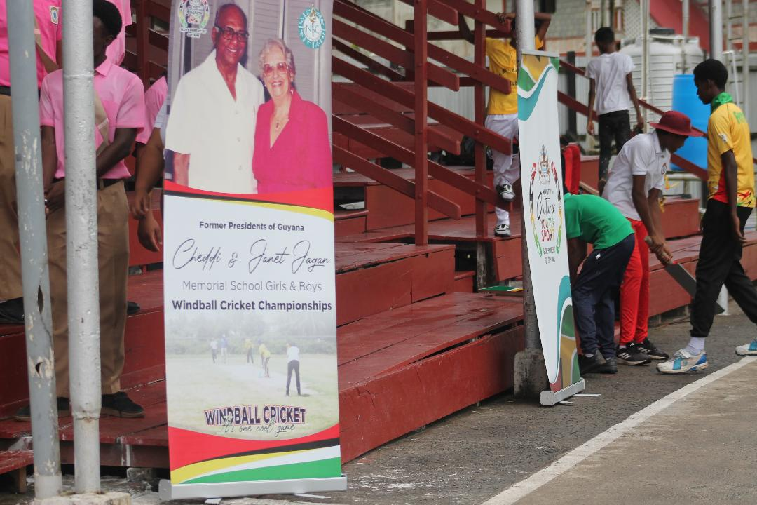 Cheddi and Janet Jagan Memorial School Girls and Boys Windball Cricket continues today