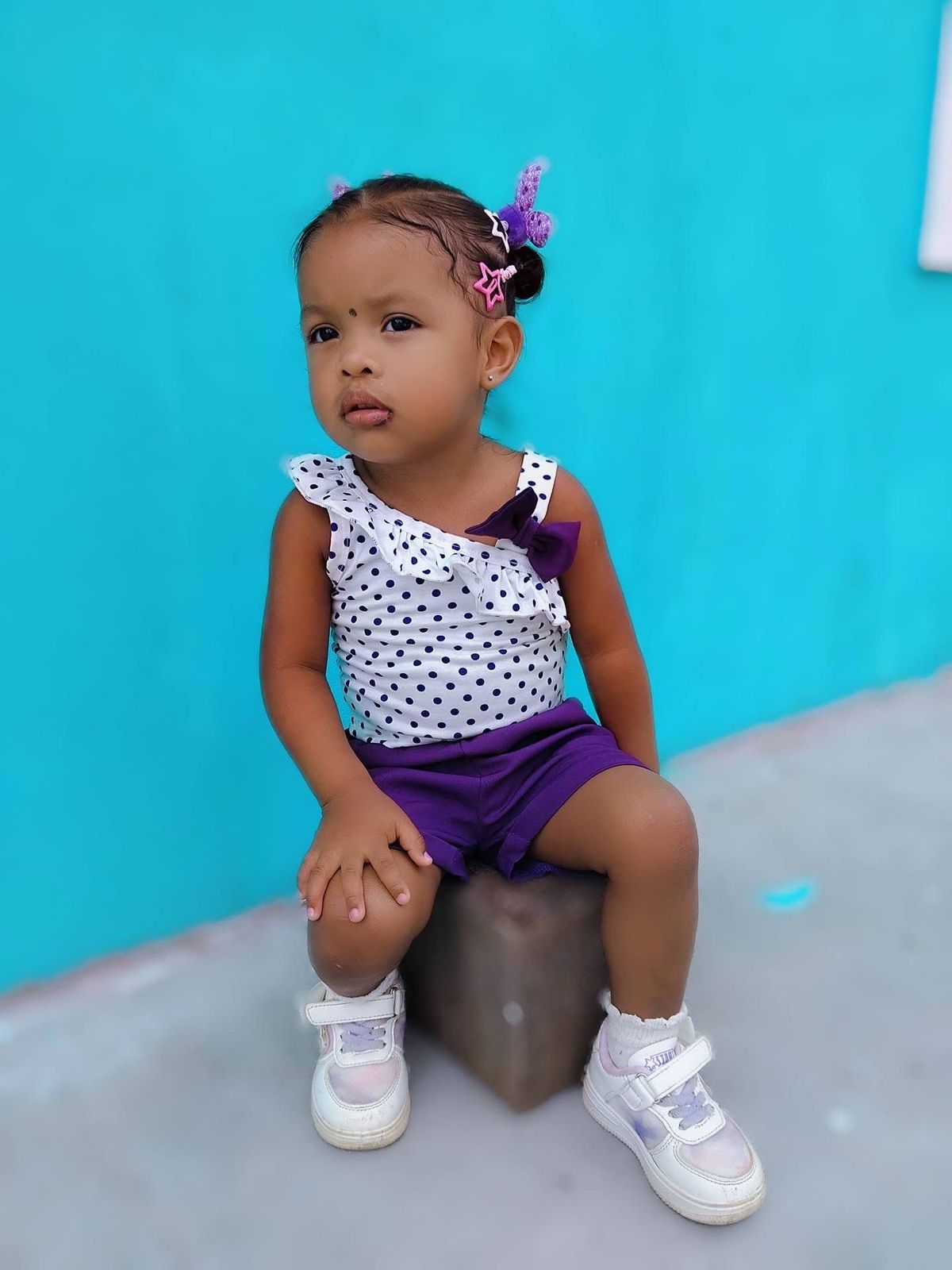 Toddler downs in Pomeroon river