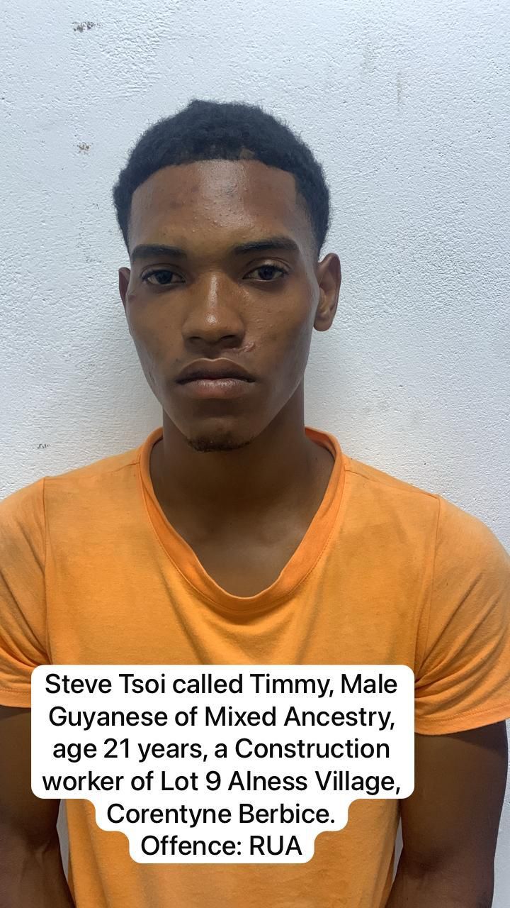Corentyne man charged for robbery under arms