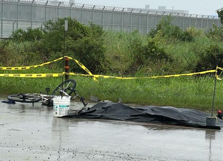 Cyclist killed in collision with truck at Rome