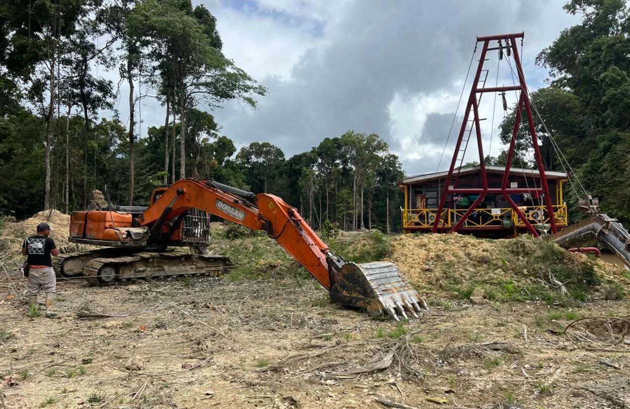 GGMC and police shut down illegal mining sites in Region Seven