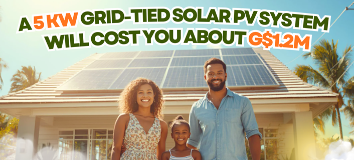 Guyanese invited to transition from electricity to LCDS-backed solar power grid