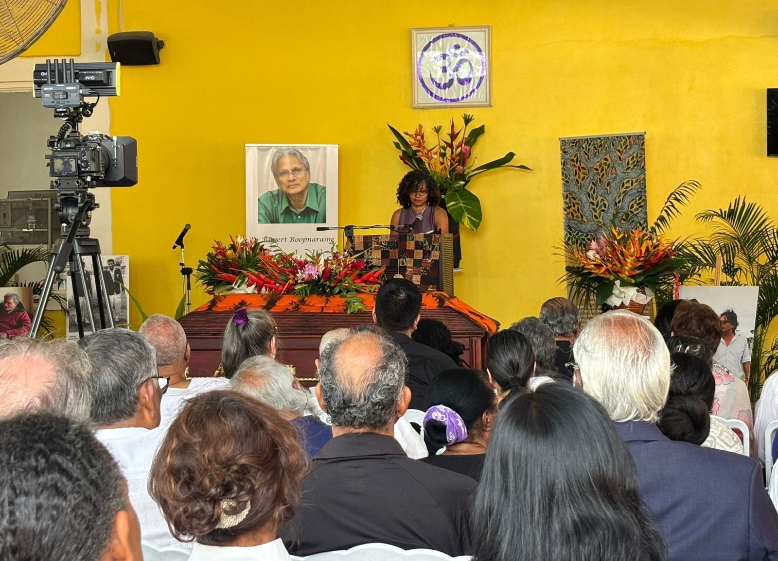 Hundreds bid farewell to Rupert Roopnaraine