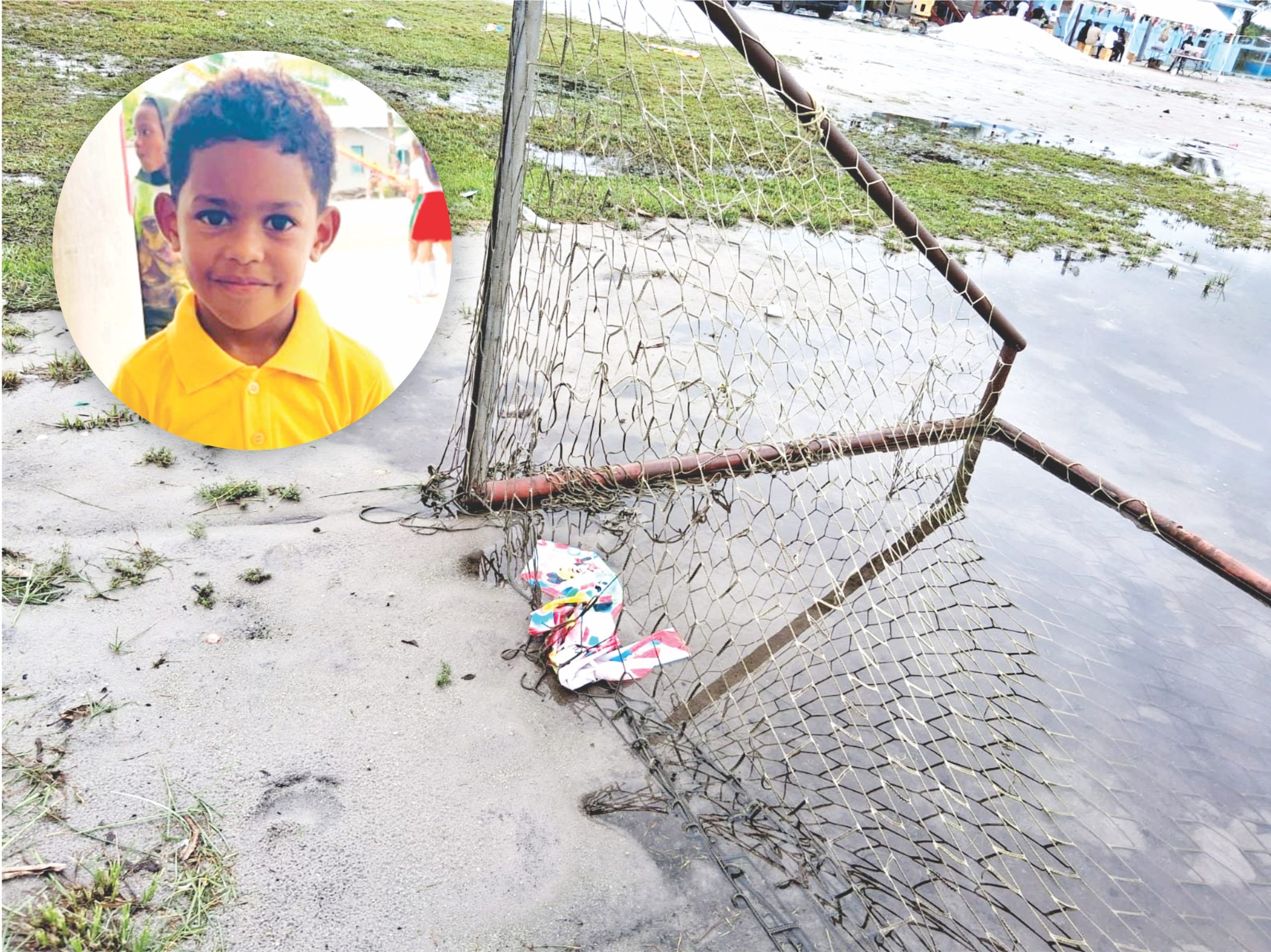 Seven-year-old dies after goalpost collapses on him