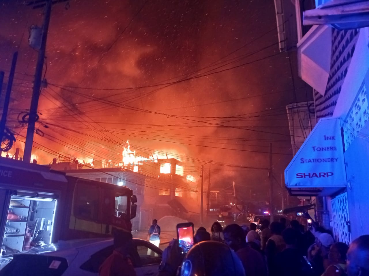 Over 40 foreigners homeless after Alberttown blaze