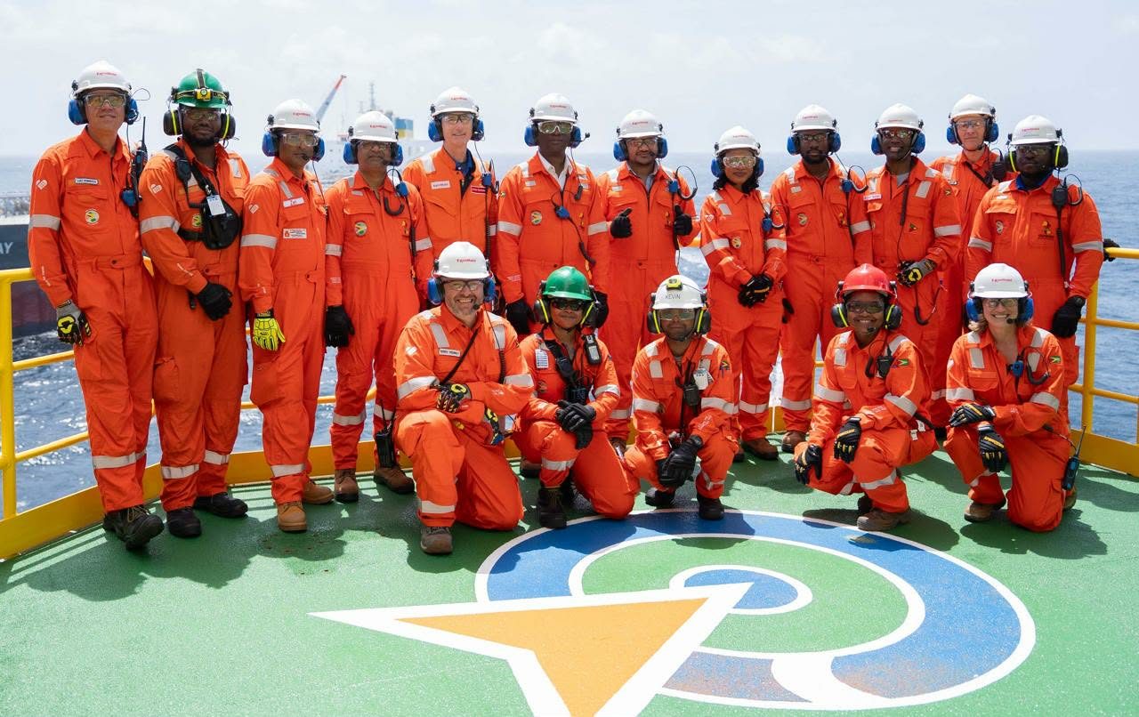Cabinet team tours Guyana’s largest FPSO