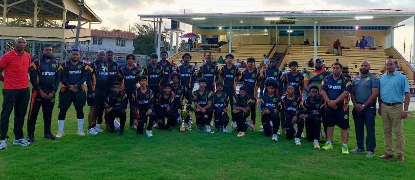 Guyanese lads wrap up weather-affected series with win over Bajans