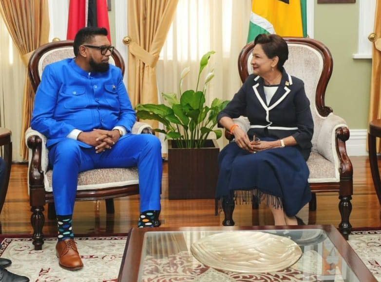 Pres. Ali pushes urgent drive to unlock Guyana–T&T economic partnership