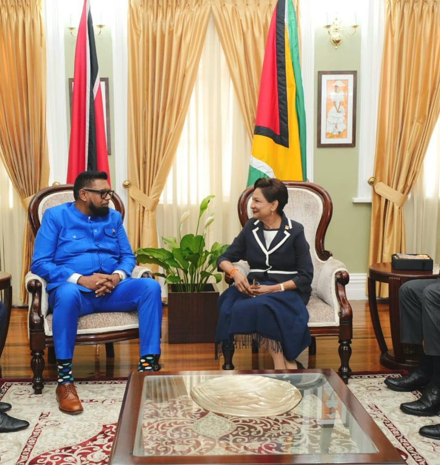 Pres. Ali pushes urgent drive to unlock Guyana–T&T economic partnership