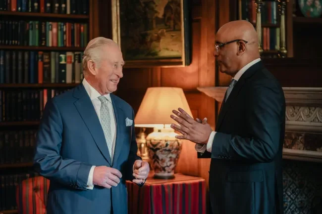 VP Jagdeo meets King Charles III