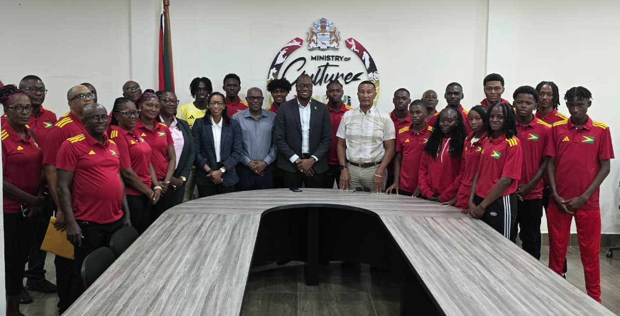 Team Guyana unveils new Adidas kit ahead of CARIFTA Games departure
