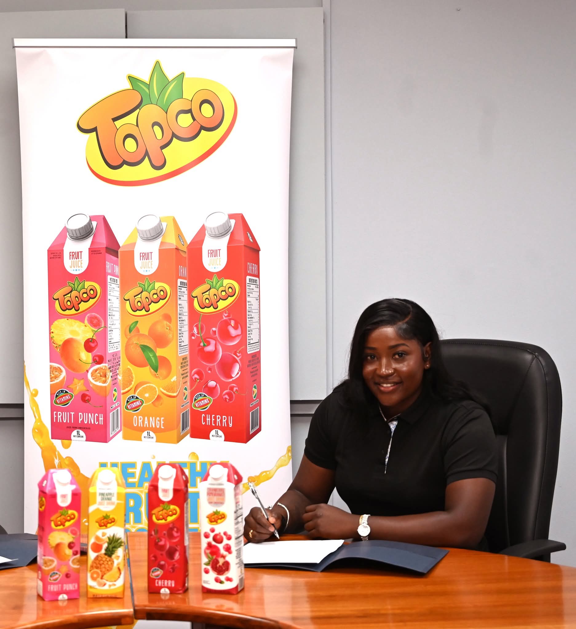 Motie, Grimmond sign as new Brand Ambassadors for Savannah Milk/TOPCO