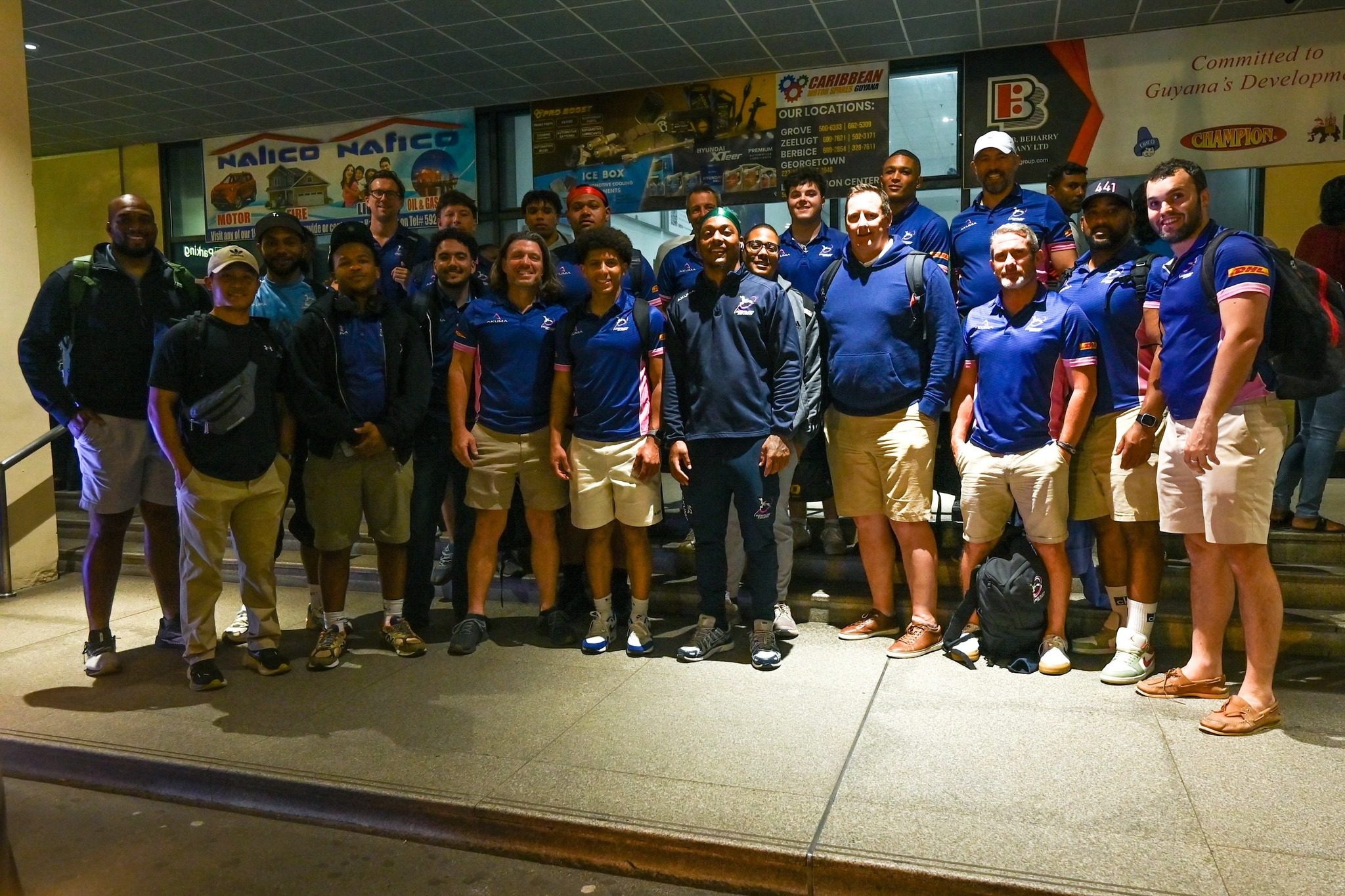 Bermuda here for Rugby Americas North Men’s clash with Guyana today