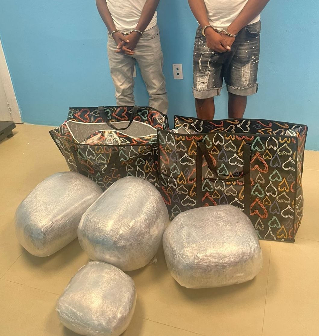 Duo busted with 45lbs ganja at Weldaad