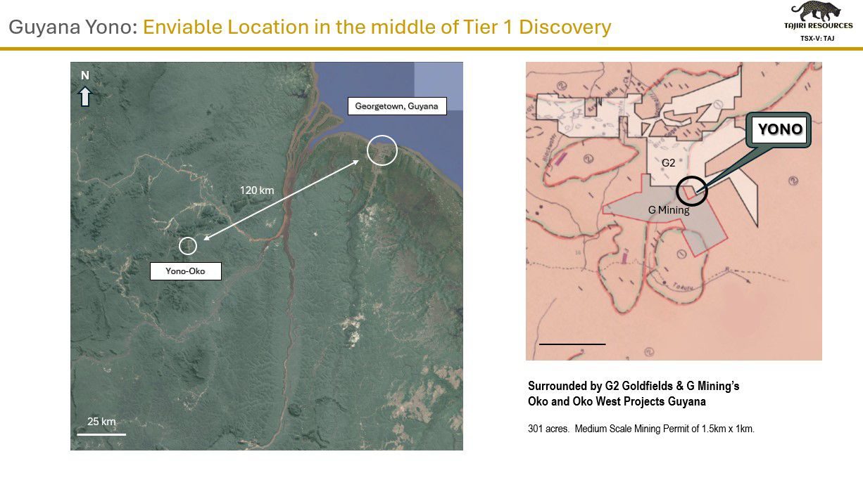 Tajiri reports expanded gold zones at Yono, close to key Canadian operations