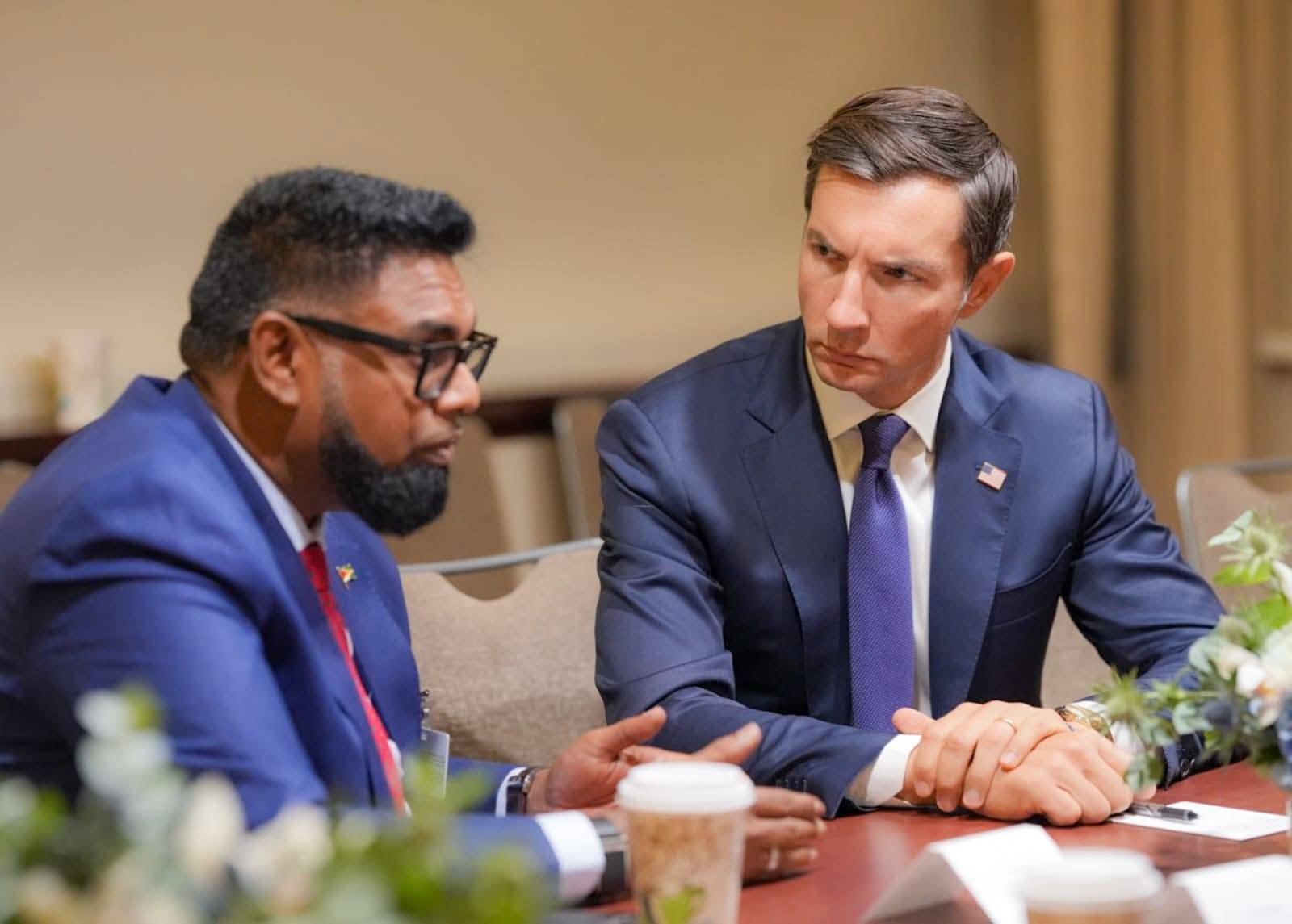 U.S. Exim Bank boss flies in