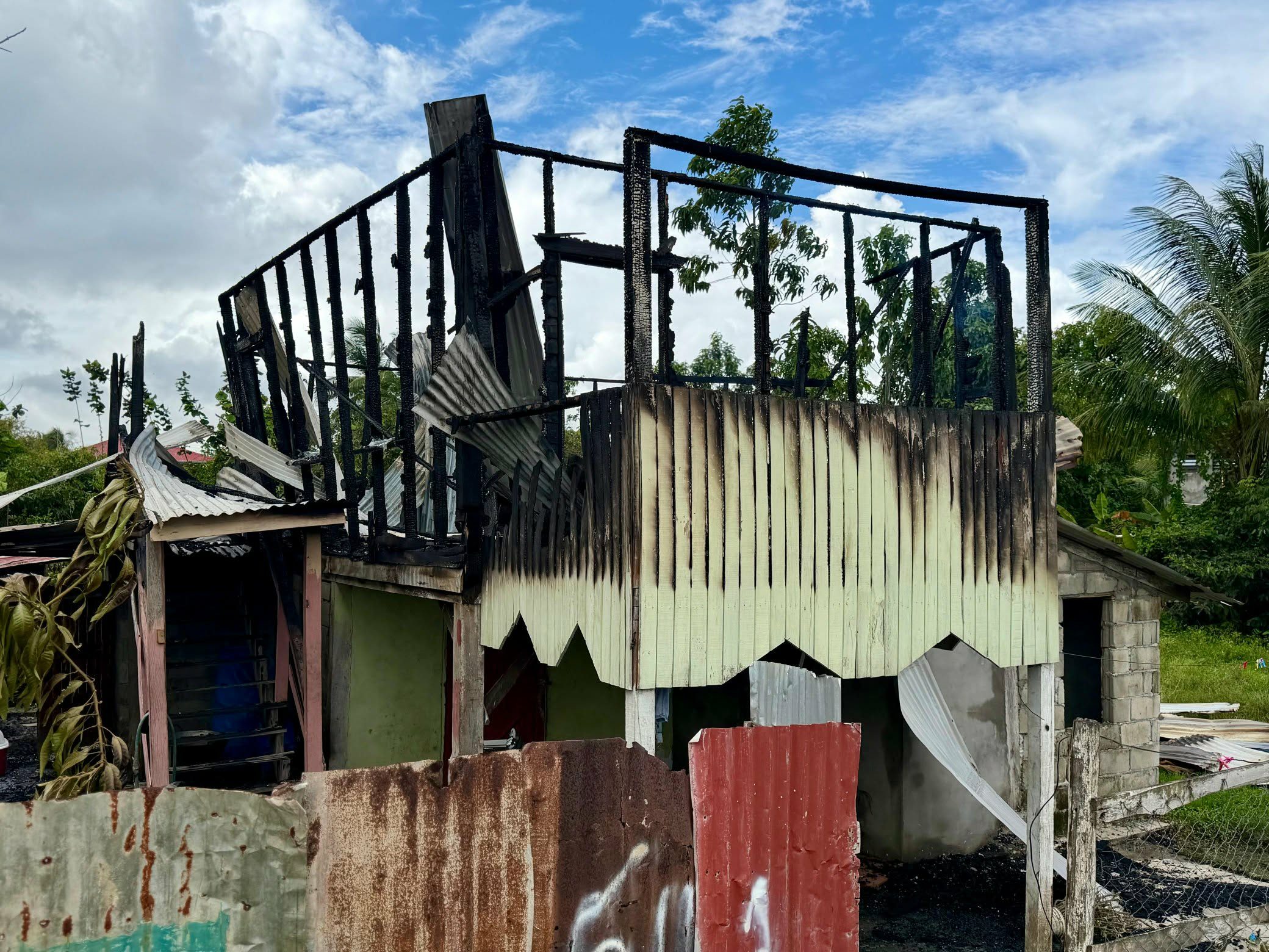 Fire razes Berbice mother’s home