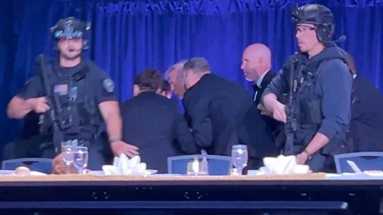 Trump safe after shots fired at White House Correspondents’ Dinner