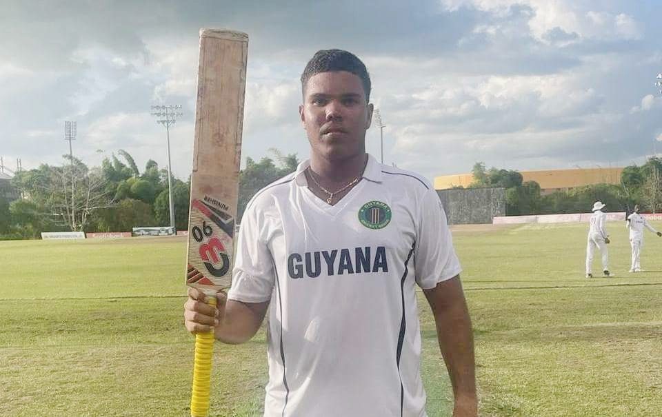 Demerara Cricket Club all-rounder Jonathan Van Lange in illustrious company