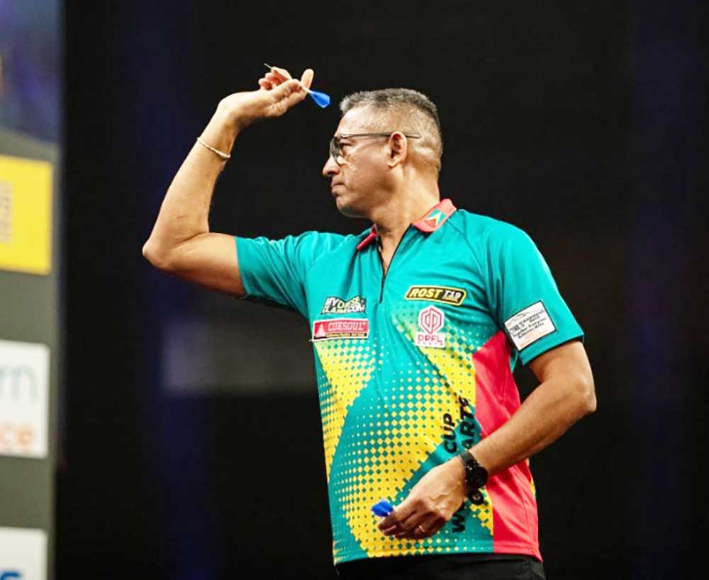 Guyanese Darts Veteran Norman Madhoo Triumphs in Panama
