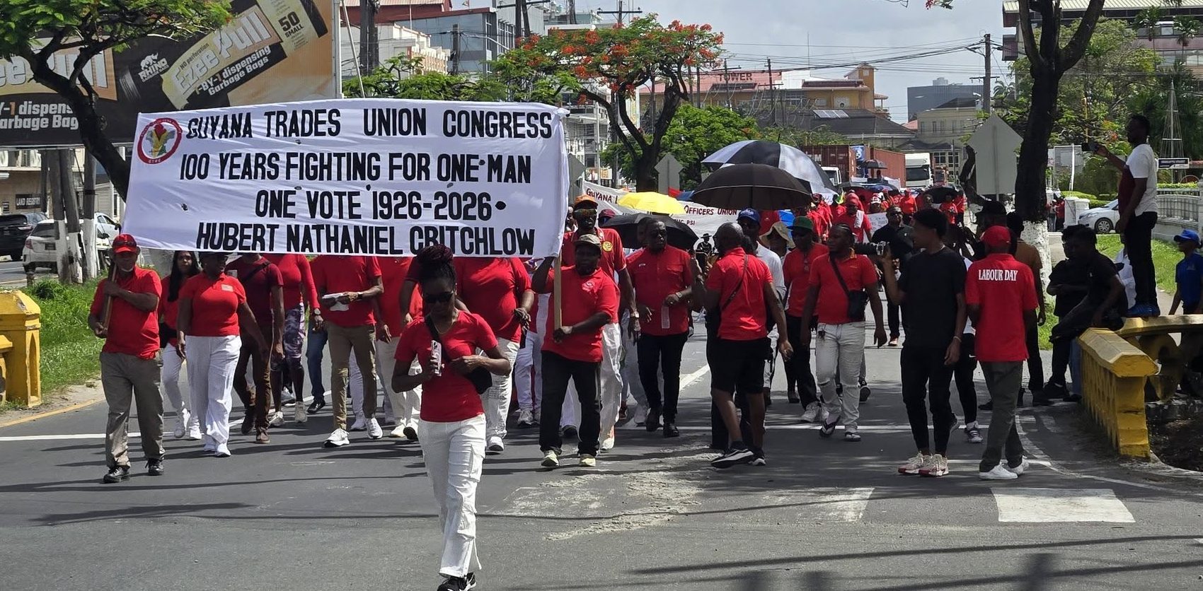 “Oil wealth is not a favour; it is a right” – Seepaul Narine tells May Day rally