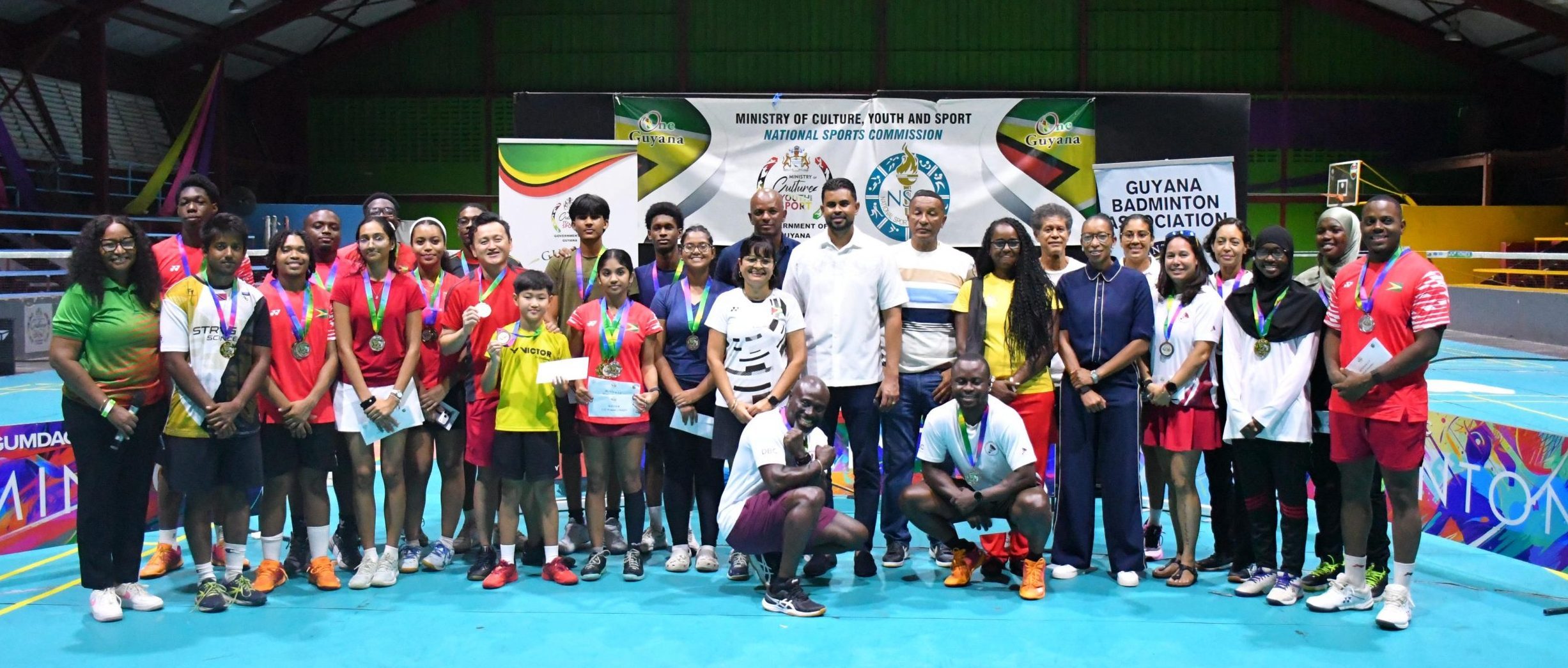 Aklil Haynes and Mishka Beharry dominates Independence Badminton with gold in two categories