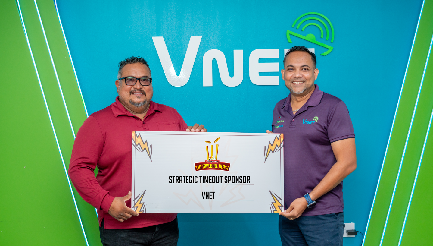 VNet to power ‘Track Point Time Out’ at One Guyana T10 Tapeball Blast
