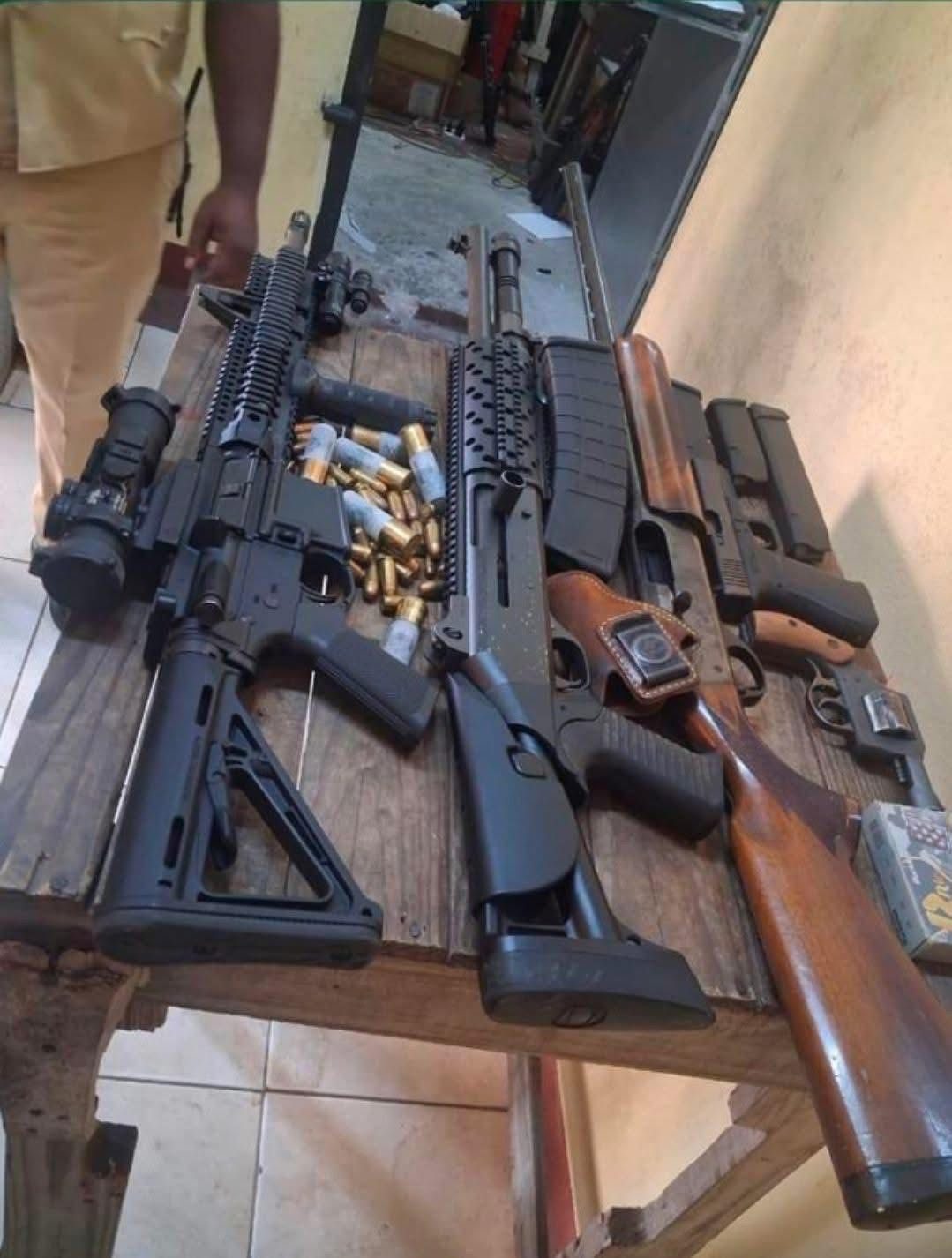 Police seize licensed guns from the Mohameds
