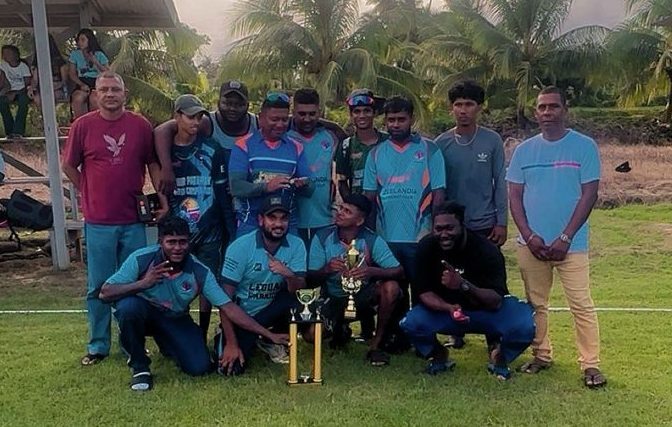 Ricardo Adams (85) leads Zeelandia to WCC Trophy Stall T20 championship
