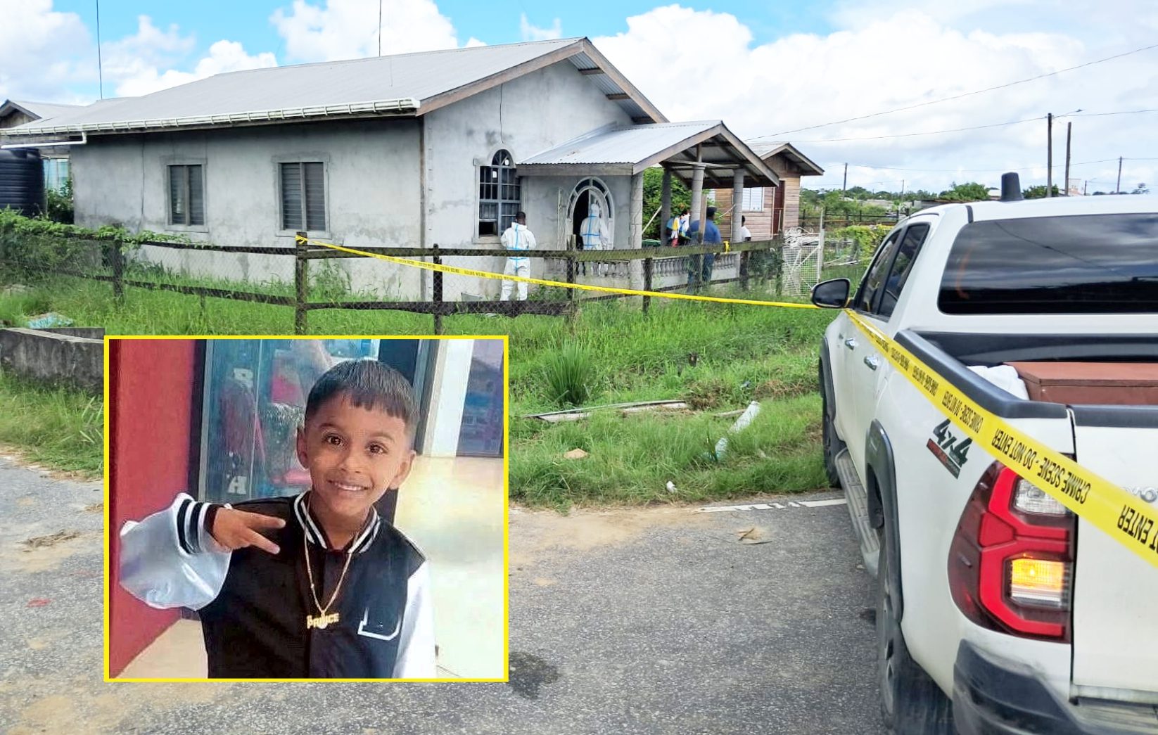 7-year-old boy’s throat slit …granny badly wounded during home invasion