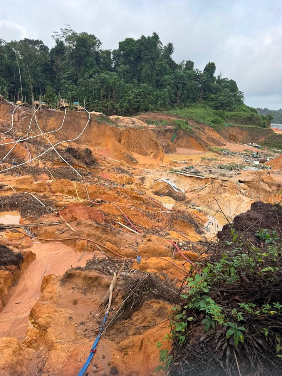 Six illegal mining operations shutdown