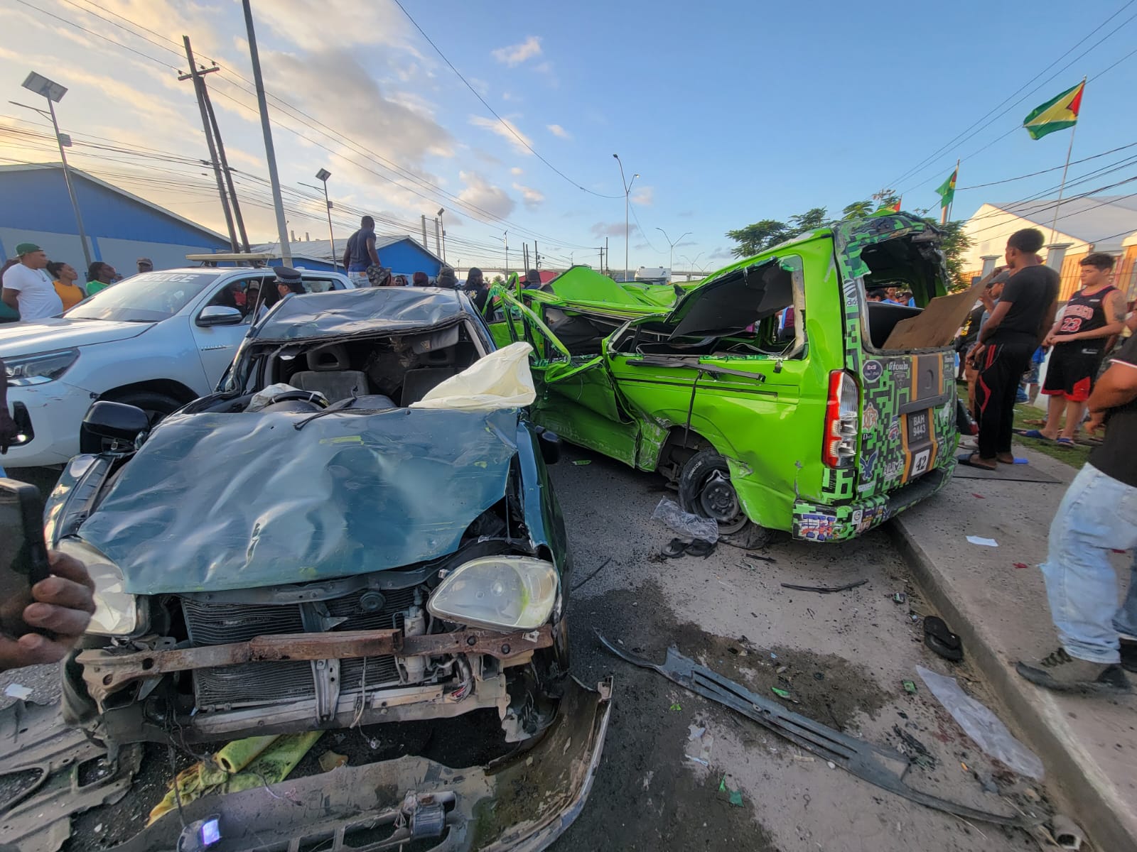 One dead, several injured in three-vehicle smash-up at Providence