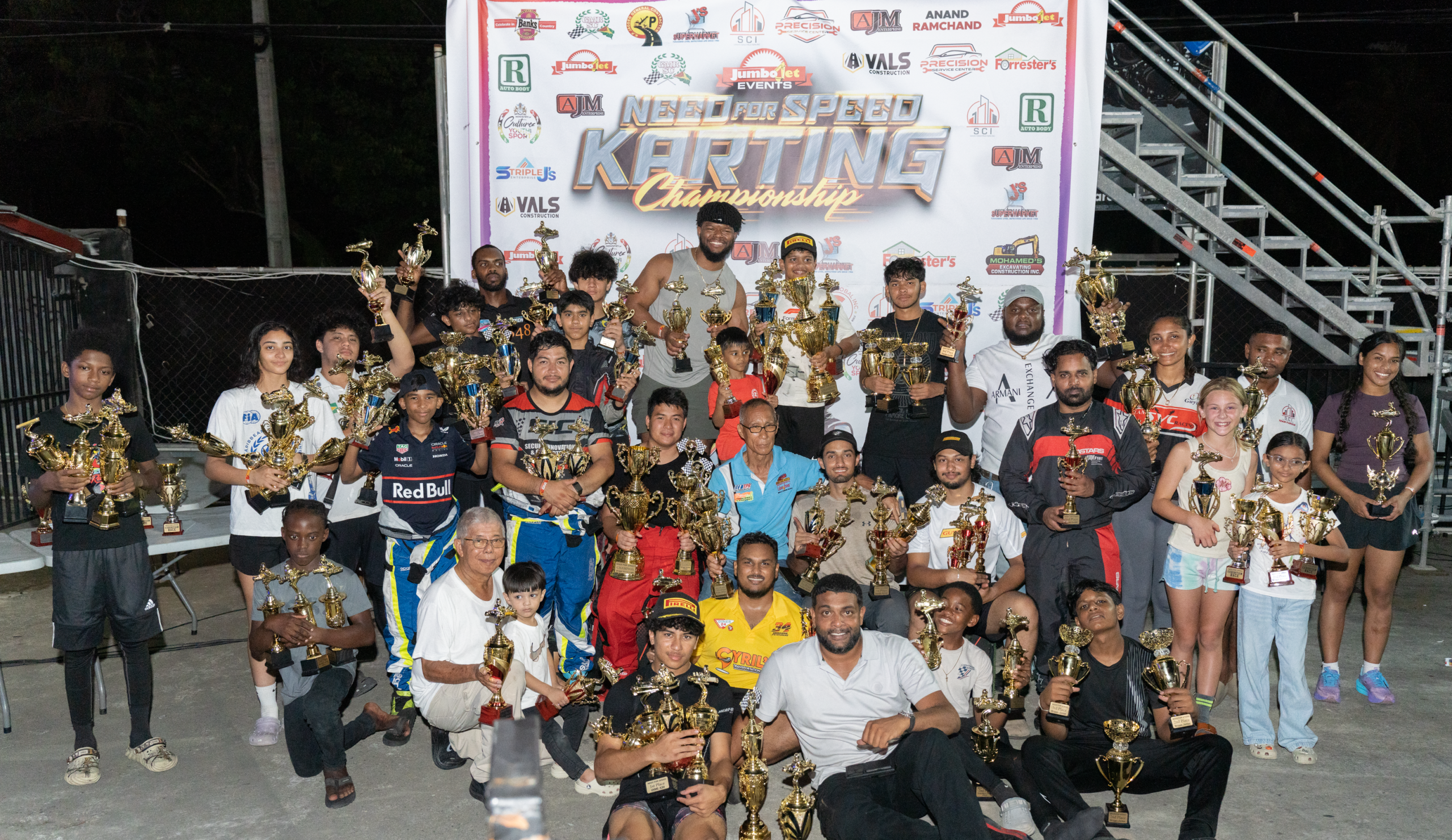 Need for Speed Karting Championships: Persaud, Mendonca, Tenpow, and Mohamed sweep round one