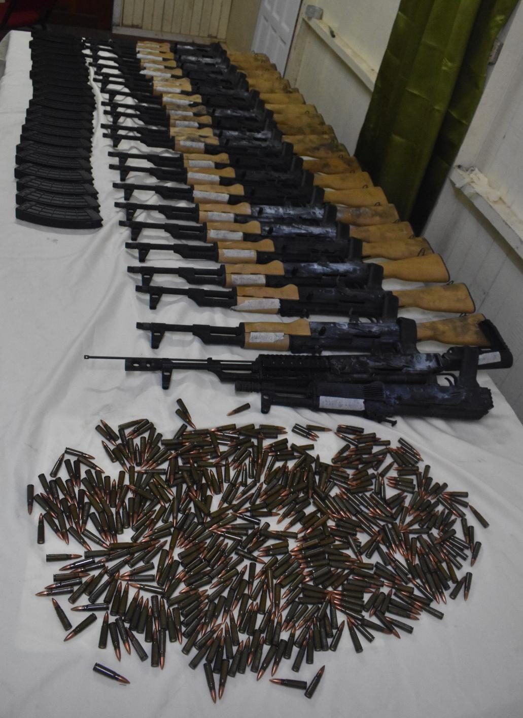 Venezuelan busted with 23 AK-47