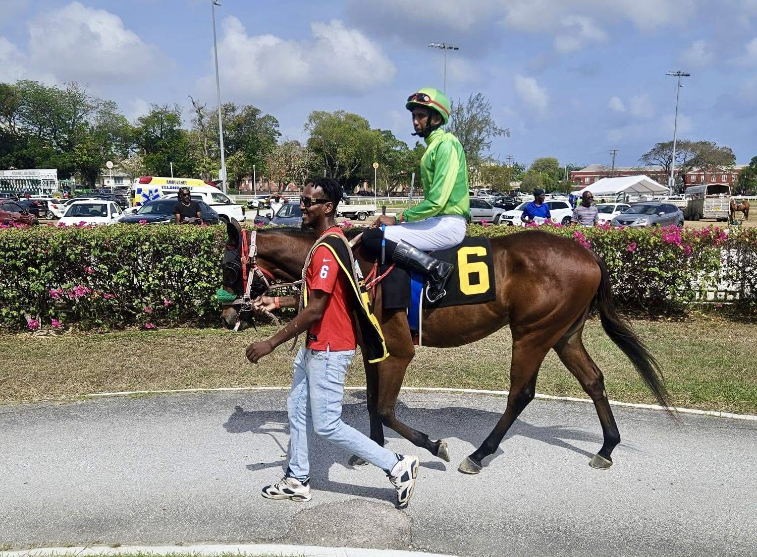 Good outing for Jockey Ross on International debut